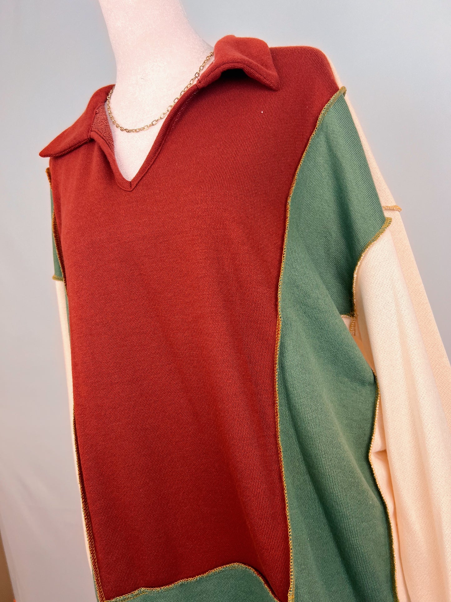 Autumn Colorblock Sweater
