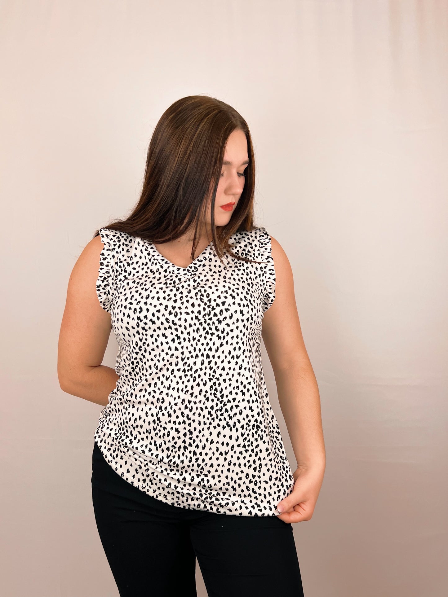 Lovely Leopard Print Blouse