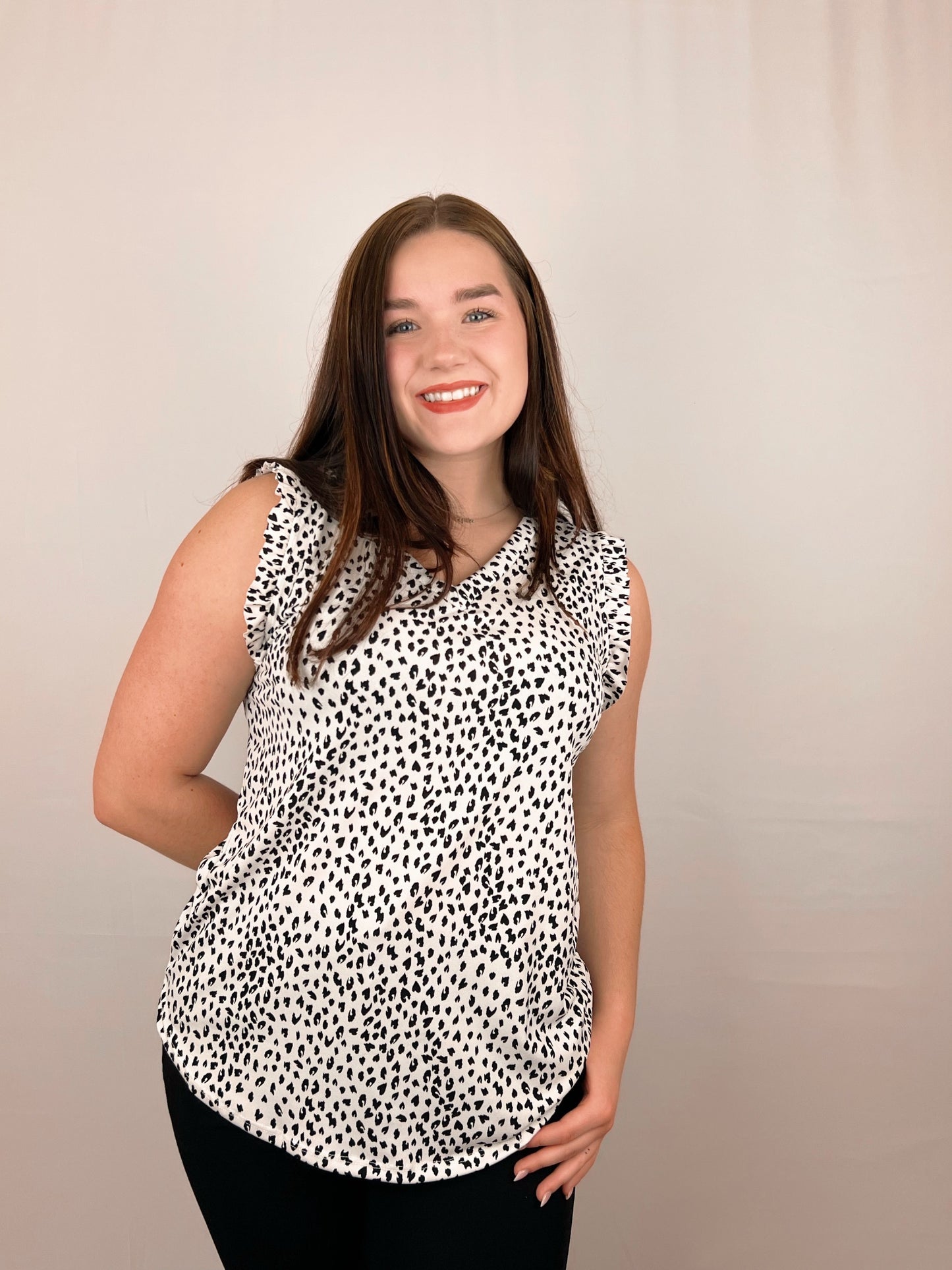 Lovely Leopard Print Blouse