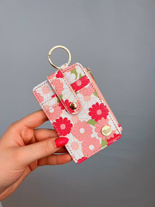 Aloha Pink Keychain Wallet