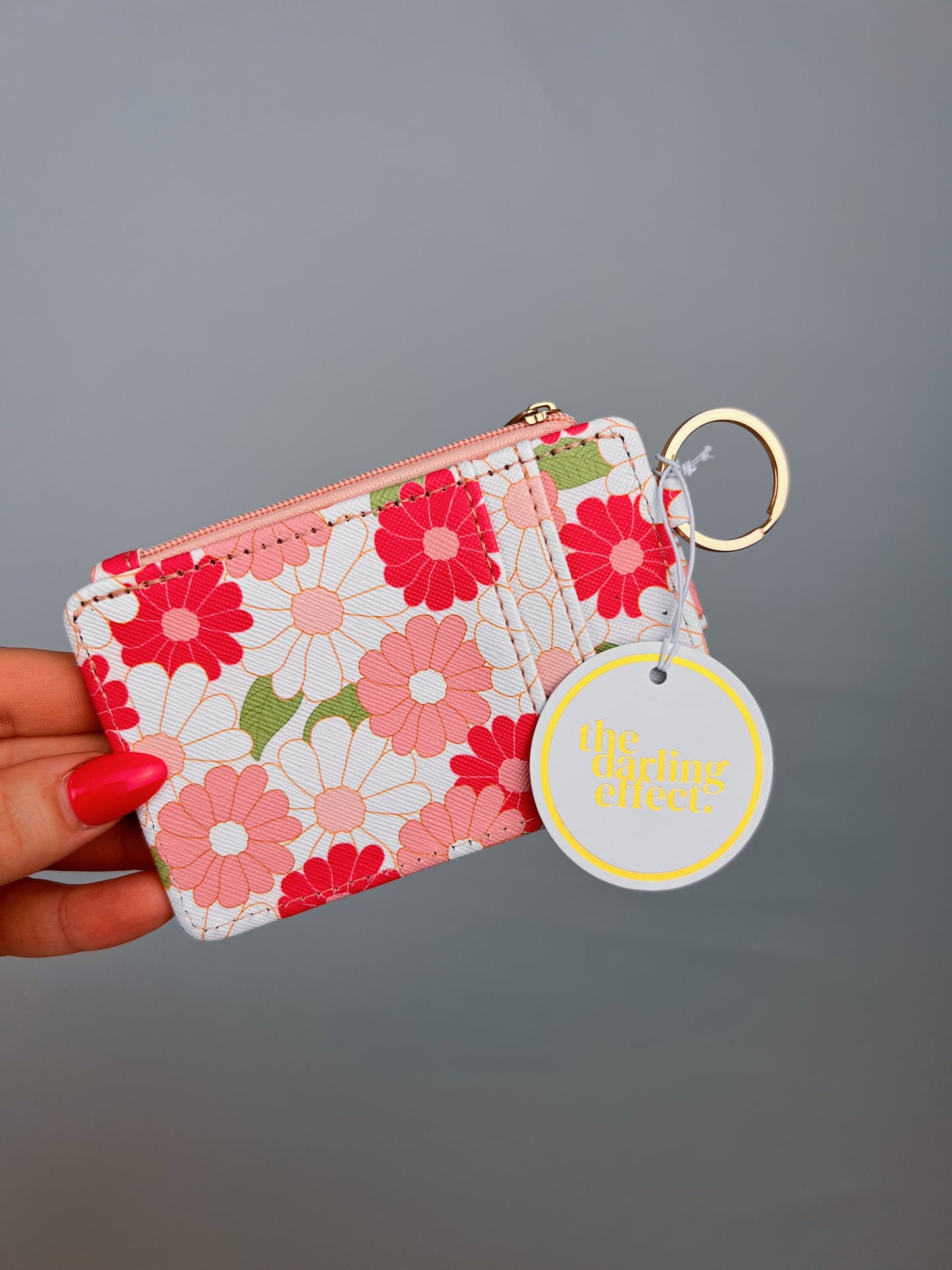 Aloha Pink Keychain Wallet