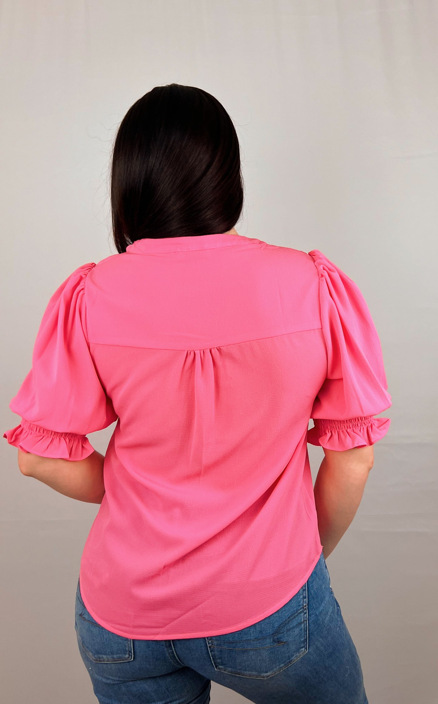 Flamingo Pink Blouse